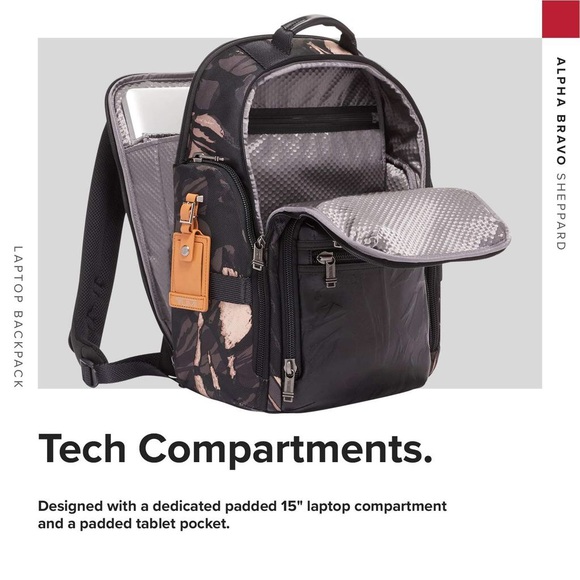TUMI bravo backpack NEW - Picture 2 of 3